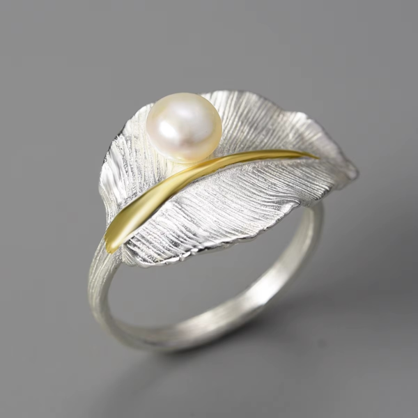Silver Pearl Ring