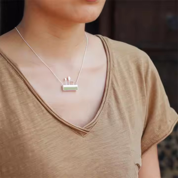 Silver Tree of Life Necklace - Image 3