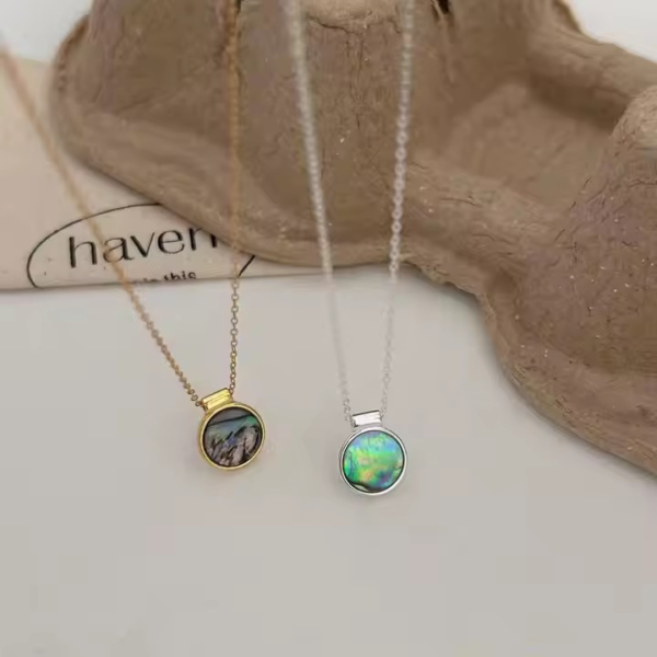 silver abalone sell necklaces