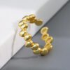 18K gold plated sterling silver ring