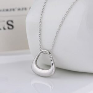 Silver Bag Pendant necklace
