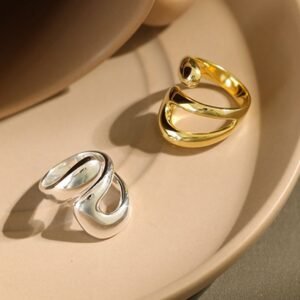 Stunning Sculptural Silver Ring